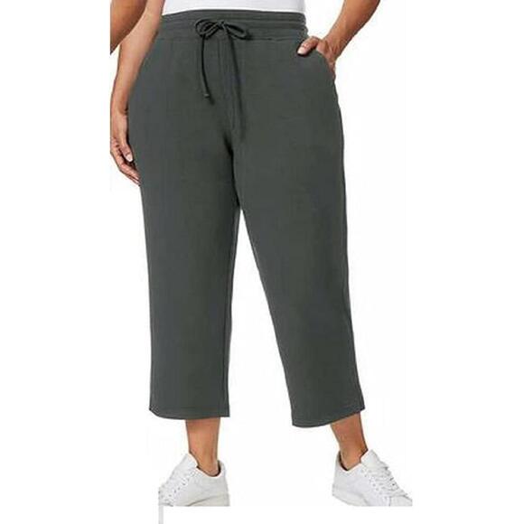 32 Degrees Pants - 32 Degrees Womens Soft Fleece Knit Capri Pants Size 2X